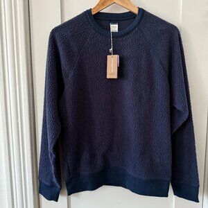 NWT Patagonia Men’s Nena Blue Crewneck Pullover Reversible Sweatshirt Size XS 26